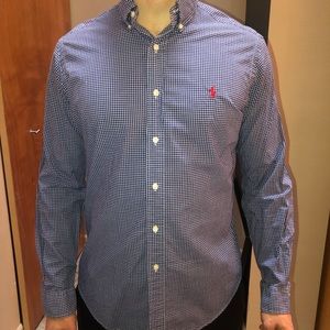 POLO Ralph Lauren Men’s Plaid Poplin Shorts Shirt